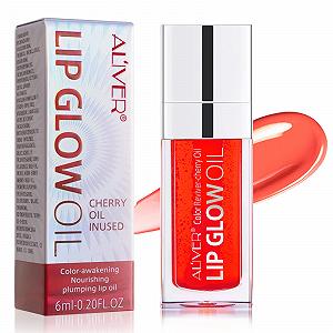 Блеск для губ Lips light увлажняющий объёмный стойкий питательный масло для губ с большой кистью глянцевый праймер (розово-коричневый) - Фото 1