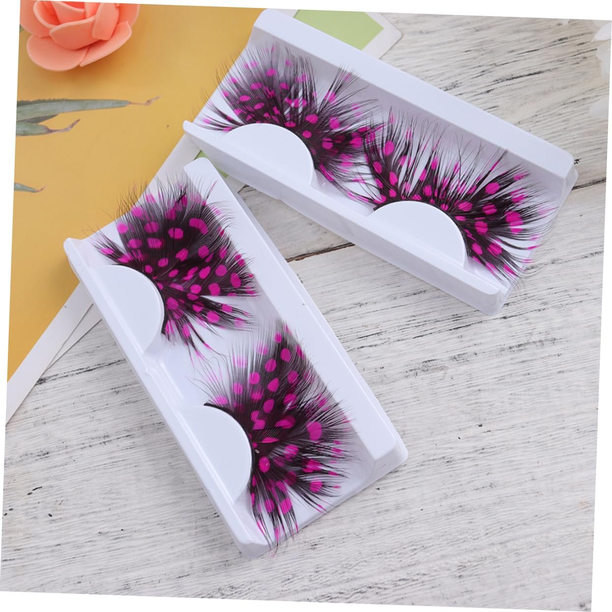 Ресниці Angoily Girls Clothes 4 пари Білі Extend Miss Prom Halloween Costume Accessories, фото №6 Ресниці Angoily Girls Clothes 4 пари Білі Extend Miss Prom Halloween Costume Accessories, фото №6