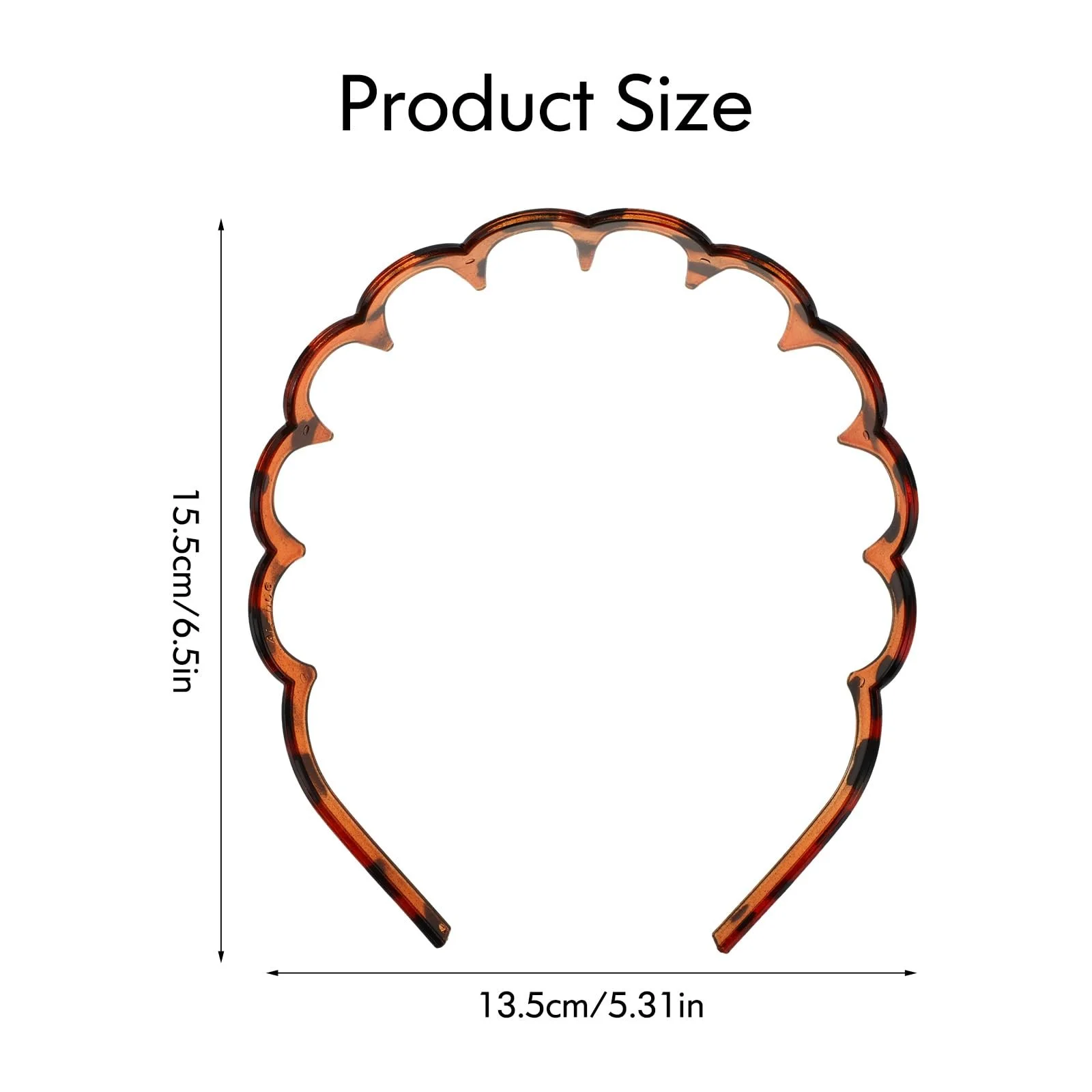 Обруч для волос Zigzag, набор 4 шт., фото №2 Обруч для волос Zigzag, набор 4 шт., фото №2