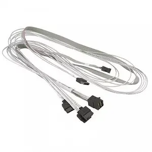 Кабель для передачи данных MiniSAS HD (SFF-8643) to 4xSATA 0.9m w/Sideband Supermicro (CBL-SAST-0556) - Фото 1