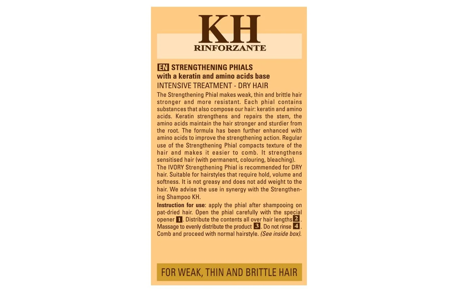 Ампули KERAMINE H AVORIO для сухого та тонкого волосся, фото №6