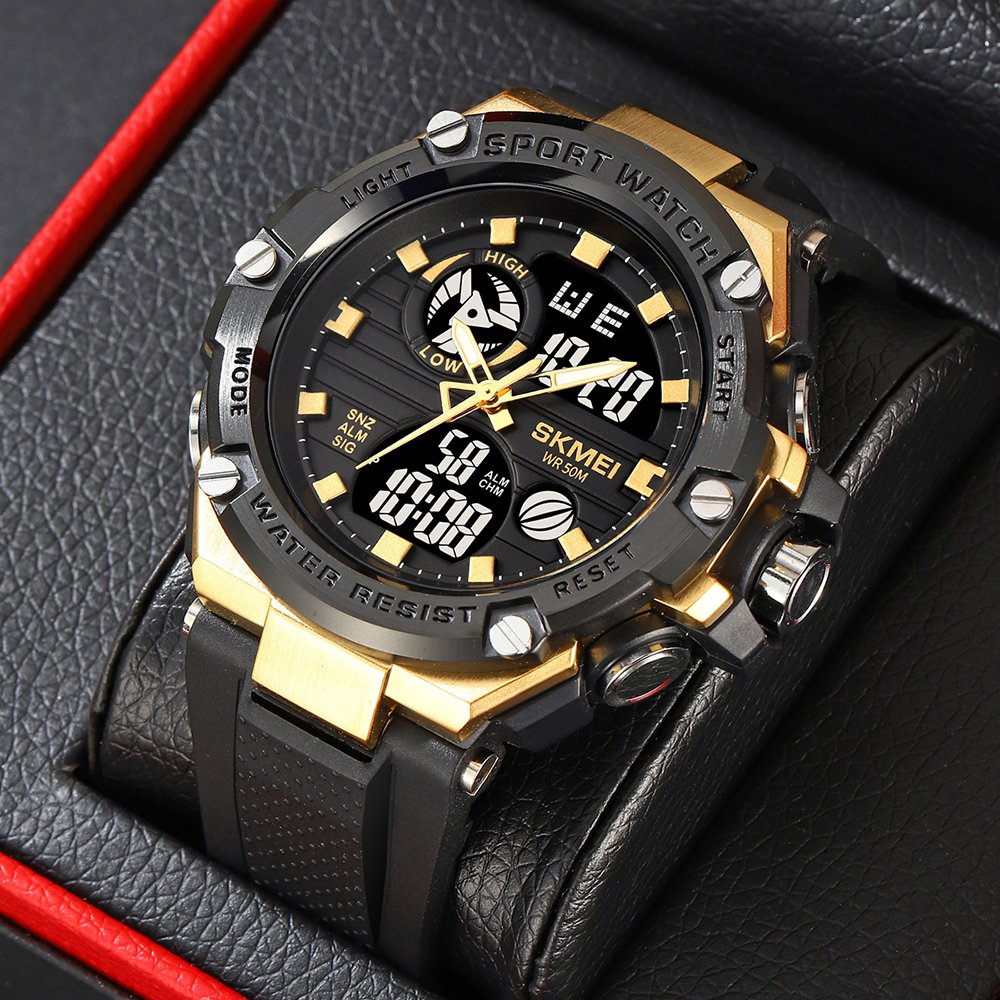 Годинник Skmei 2119 Black-Gold, фото №5