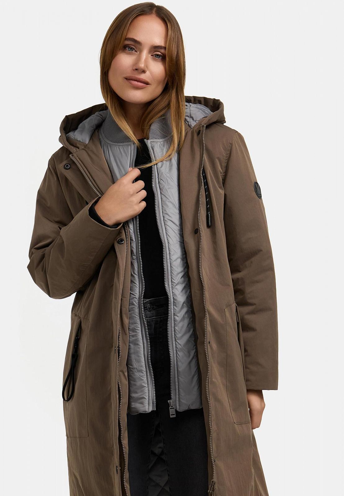 Куртка Перехідна Жіноча Marikoo Ledalaa 16 Знімний В'язаний Комір Велика Капюшон, фото №9 Куртка Перехідна Жіноча Marikoo Ledalaa 16 Знімний В'язаний Комір Велика Капюшон, фото №9