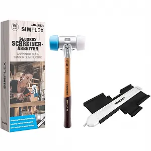 Набір для столярних робіт Halder Plusbox киянка Simplex TPE soft / super plastic та шаблон контурів 3117s004 - Фото 1
