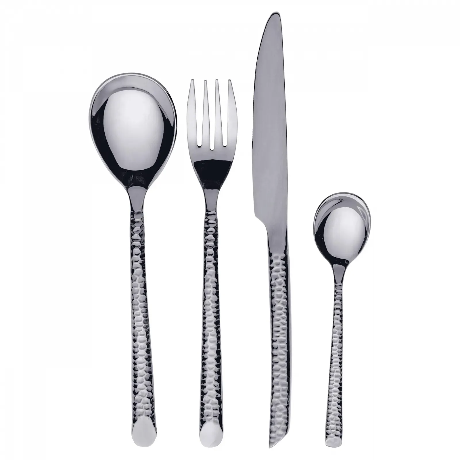 Набір столових приборів Malindi 24 шт. полірована нержавіюча сталь срібло, фото №1