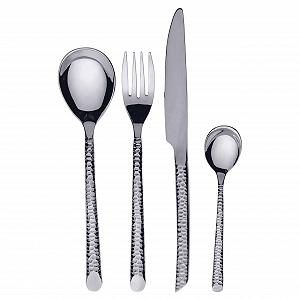 Купить Набор столовых приборов Malindi 24 шт. полированная нержавеющая сталь серебро - Фото 1 Набор столовых приборов Malindi 24 шт. полированная нержавеющая сталь серебро - Фото 1