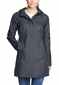 Тренч Eddie Bauer Mackenzie Женский Водонепроницаемый Ветрозащитный - Фото 1