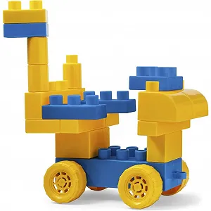 Конструктор Wader Kids Blocks 90 элементов (41296) synthetic.ua - Фото 1