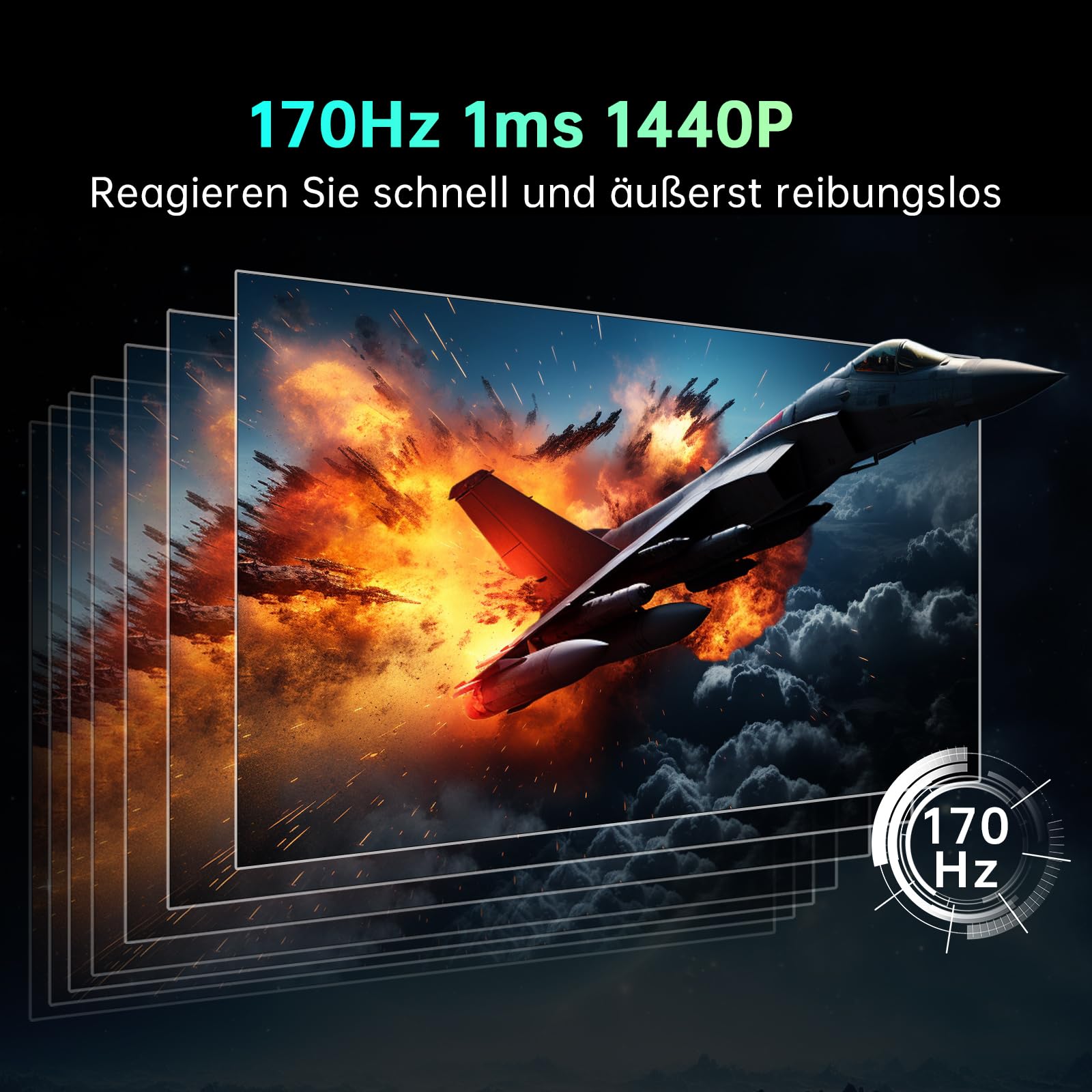 Монитор KTC Gaming H32S17 32 дюйма Curved 170Hz QHD 2K 2560 x 1440p 1ms HDR10 Freesync & G-sync VA 1500R 125% sRGB Blue Light Reduction VESA DP 1.4 165Hz HDMI 2.0 144Hz USB, фото №3 Монитор KTC Gaming H32S17 32 дюйма Curved 170Hz QHD 2K 2560 x 1440p 1ms HDR10 Freesync & G-sync VA 1500R 125% sRGB Blue Light Reduction VESA DP 1.4 165Hz HDMI 2.0 144Hz USB, фото №3