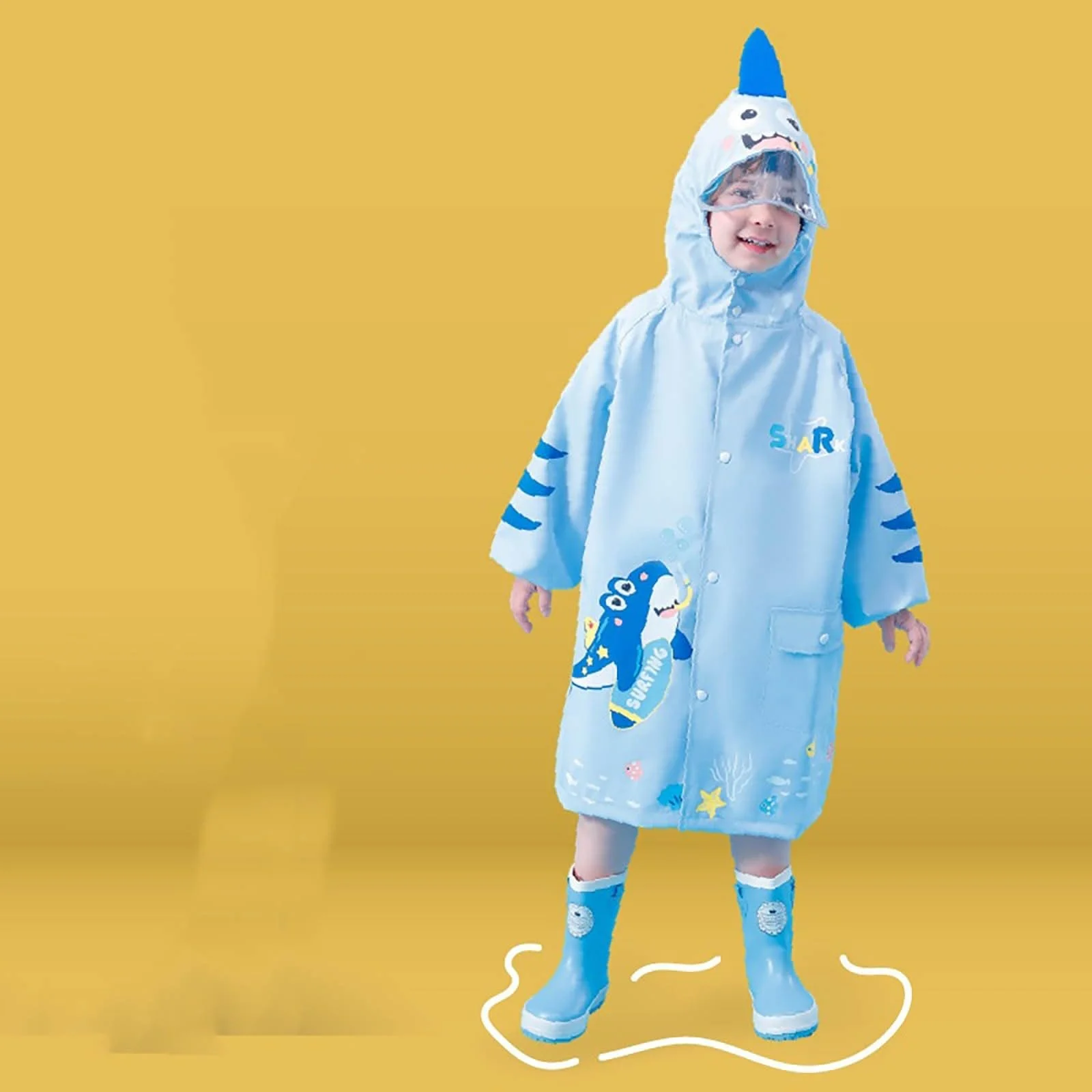 Дождевик Beokeuioe Regencape с длинными рукавами, водонепроницаемый дождевой пончо с капюшоном для детей, легкая дождевая куртка для девочек, мальчиков, для походов, школы, езды на велосипеде, кемпинга, путешествий, фото №2 Дождевик Beokeuioe Regencape с длинными рукавами, водонепроницаемый дождевой пончо с капюшоном для детей, легкая дождевая куртка для девочек, мальчиков, для походов, школы, езды на велосипеде, кемпинга, путешествий, фото №2