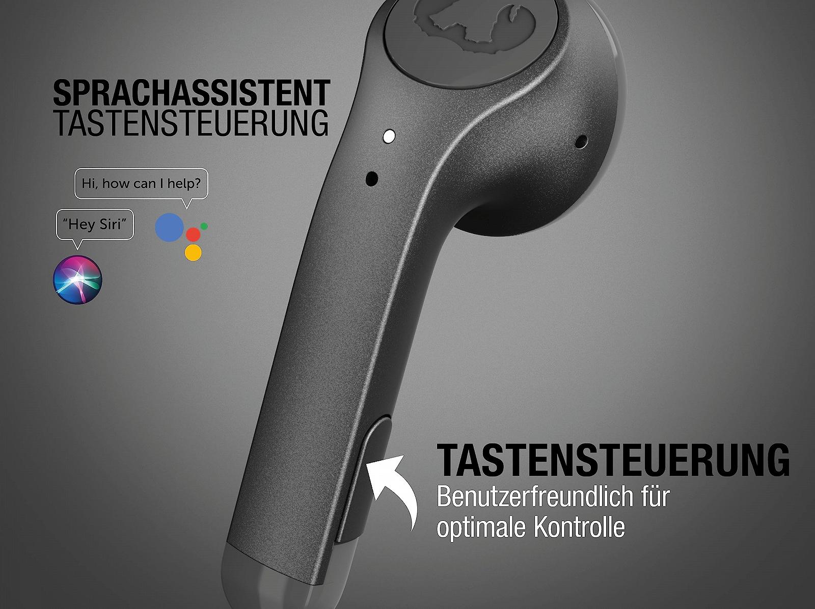 Беспроводные наушники Fresh 'n Rebel Twins 3+ In-Ear Bluetooth Storm Grey, фото №3