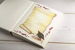 Фотоальбом Mareli Выпускной 23x30см с 30 листами и 2 страницами для записей, Красный synthetic.ua - Фото 1