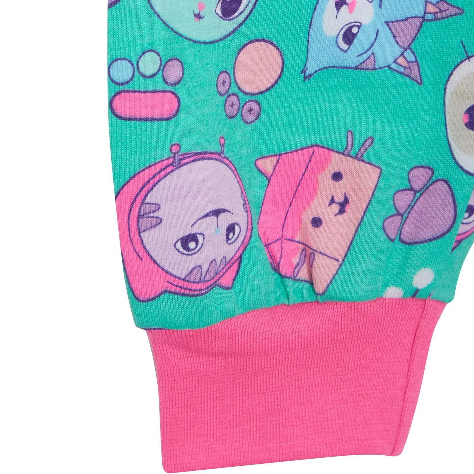 Піжама Gabby's Dollhouse для дівчаток, дитяча, повна довжина, фото №3 Піжама Gabby's Dollhouse для дівчаток, дитяча, повна довжина, фото №3