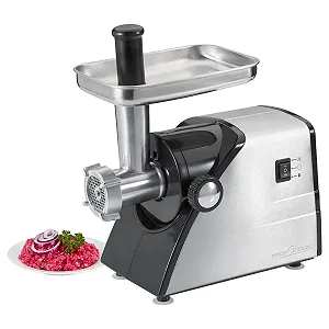 Электрическая мясорубка ProfiCook FW 1060 1000 Вт Черный и серебристый synthetic.ua - Фото 1