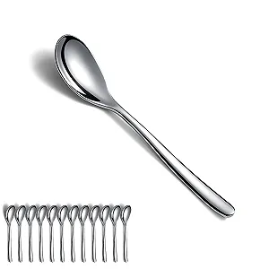 Чайные ложки Kyraton, 14 см, ложка для кофе из нержавеющей стали, десертная ложка, ложка для эспрессо, маленькая ложка, набор столовых приборов, можно мыть в посудомоечной машине - Фото 1