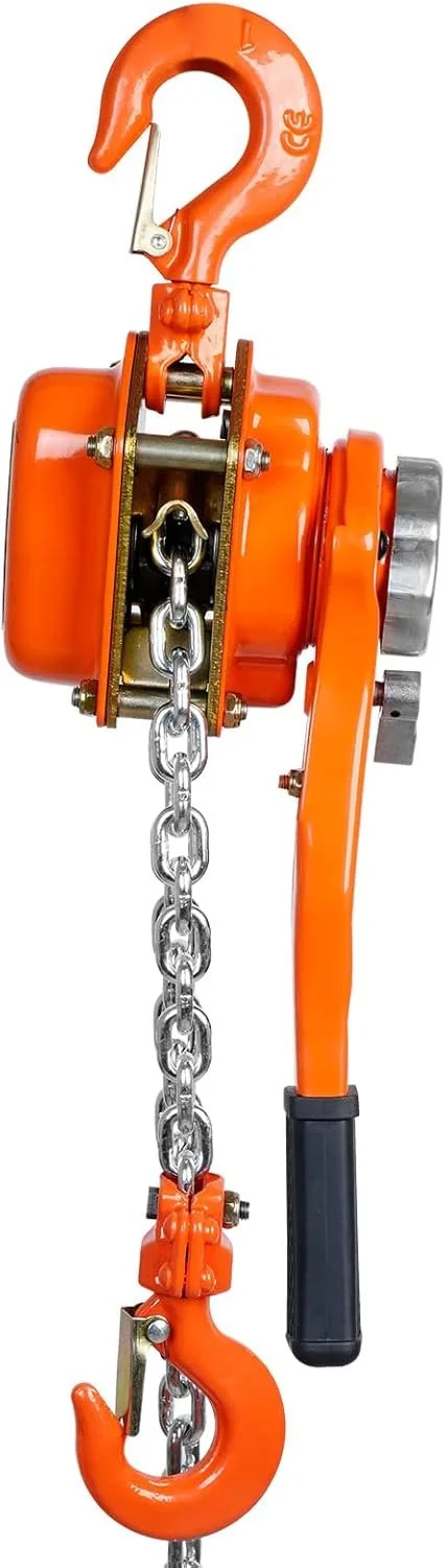 Ручной цепной таль VEVOR HS0.75-3 / 0.75 т / 3 м / Orange, фото №4 Ручной цепной таль VEVOR HS0.75-3 / 0.75 т / 3 м / Orange, фото №4