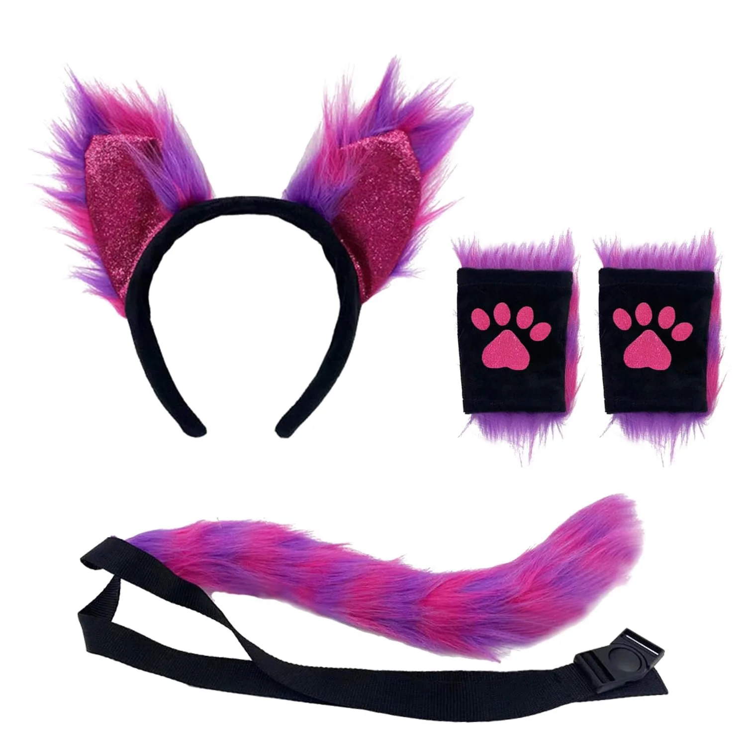 Обруч для волосся Вушка кота Фіолетовий, 4 шт., фото №1 Обруч для волосся Вушка кота Фіолетовий, 4 шт., фото №1