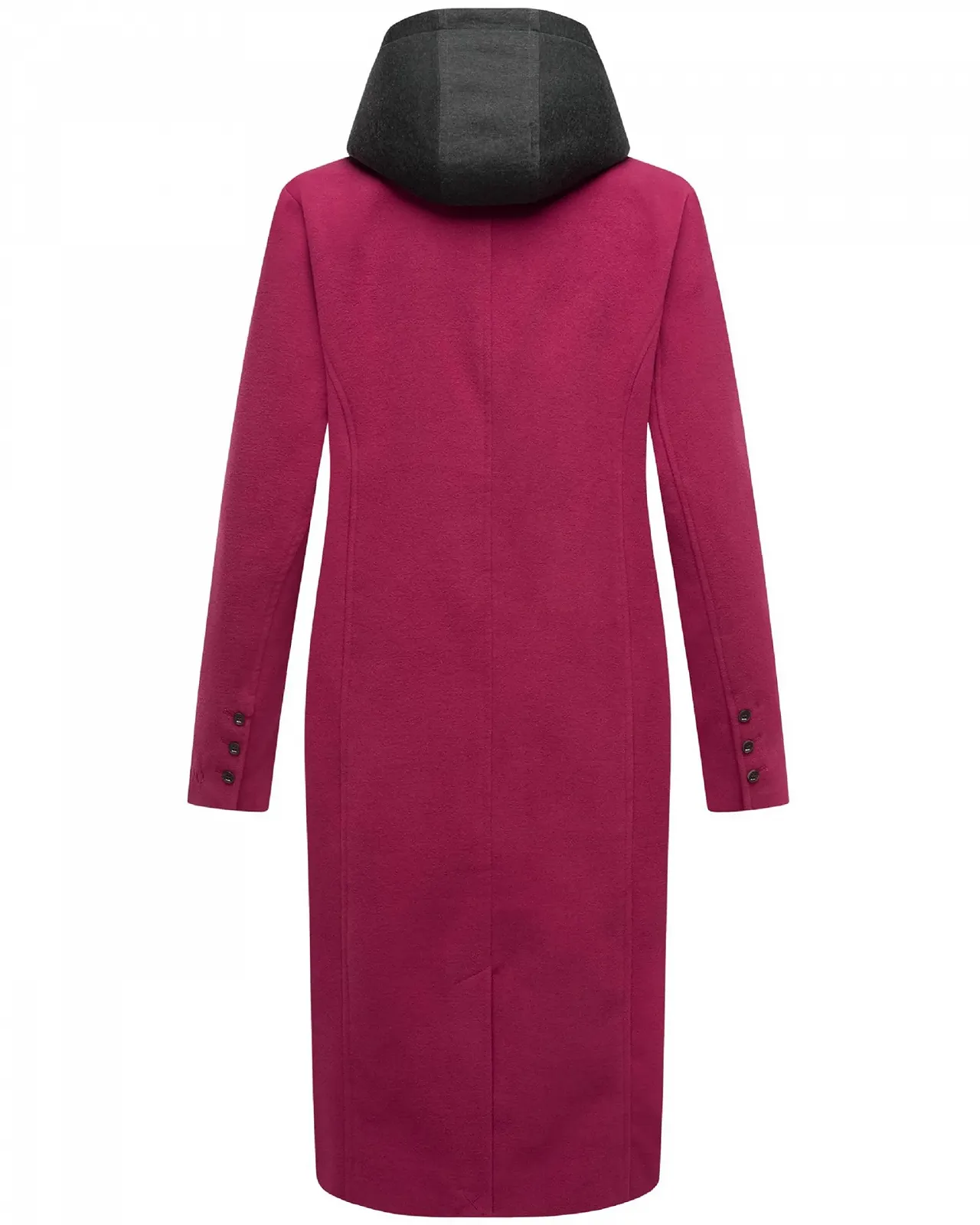 Пальто Navahoo Вовняне Довгий Тренч з Капюшоном, фото №3