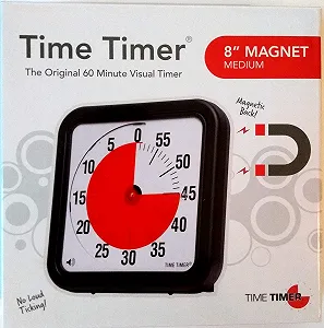 Таймер Time Timer Medium 8" с магнитной задней панелью - Фото 1