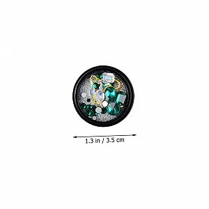 Наклейки для ногтей Vivid 3 коробки Набор для украшения ногтей Аксессуары для маникюра Инструменты для нейл-арта Блестящие стразы synthetic.ua - Фото 1