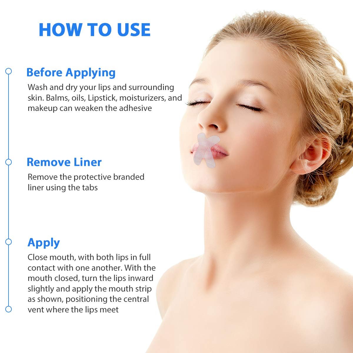 Смужки для носового дихання проти хропіння 60 шт., фото №7