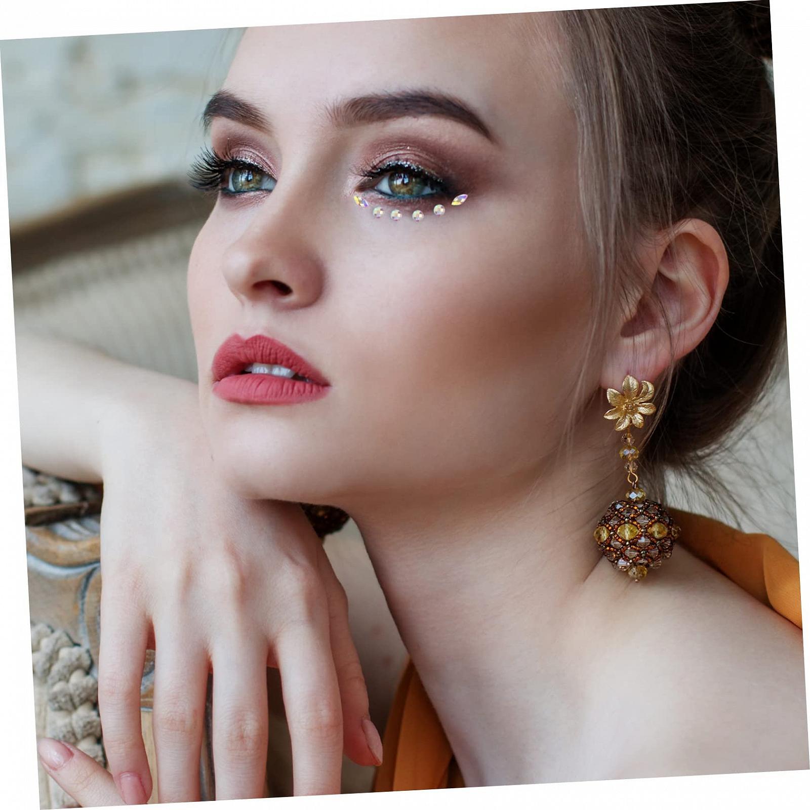 Наклейки для нігтів з стразами 12 аркушів, фото №7