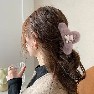 Плюшевый зажим для волос hoto Медведь Бежевый цена на synthetic.ua - Фото 1 Плюшевый зажим для волос hoto Медведь Бежевый synthetic.ua - Фото 1