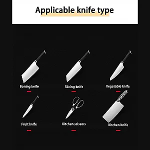 Професійна заточувальна система 6 точильних каменів 360° Фіксований кут 15° Затискач 45 мм synthetic.ua - Фото 1