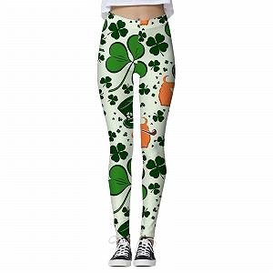 Термо Леггинсы Женские St. Patrick's Day с принтом Длинные Утепленные Плотные Колготки Спортивные Леггинсы Тренировочные  Уличные Спортивные  Джоггеры Для Йоги synthetic.ua - Фото 1