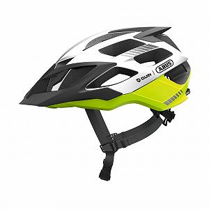 Шлем ABUS Montainbike Moventor Quin, M, неоновый жёлтый/серебристый - Фото 1