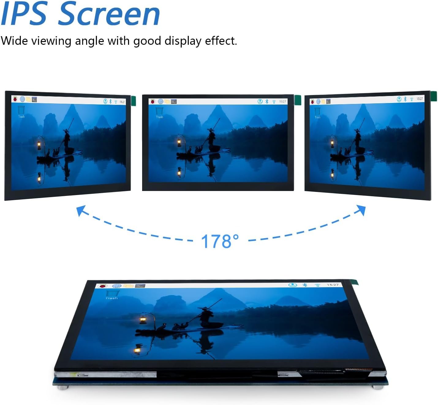Монитор портативный сенсорный 5" FREENOVE FNK0078A 800 x 480 IPS, фото №4