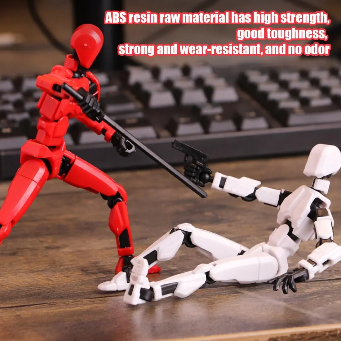 Игровая фигурка JAWUZ Hiros 13 Titan 13 подвижная с крыльями красная, фото №5