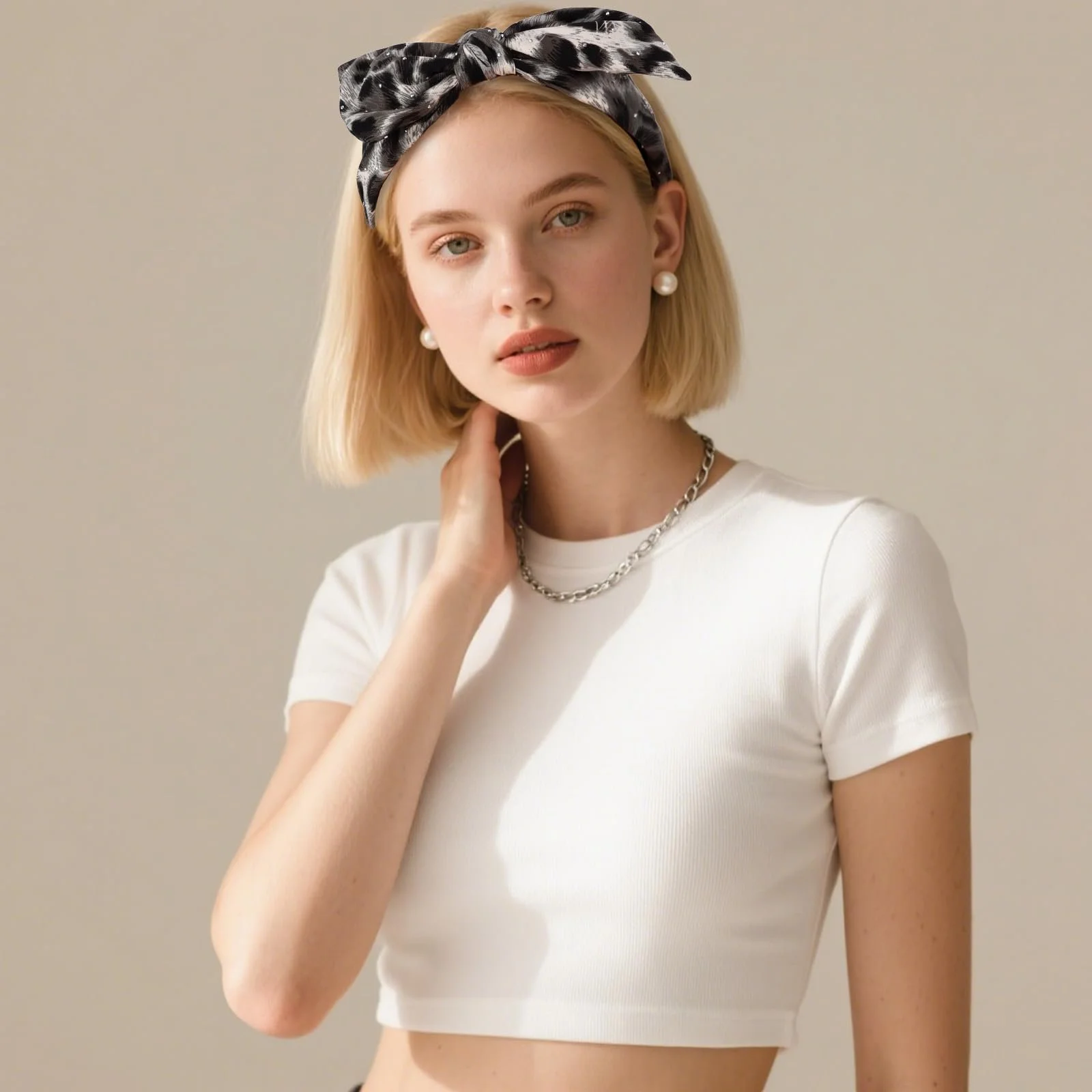 Набір з 3 модних жіночих обручів для волосся, фото №3