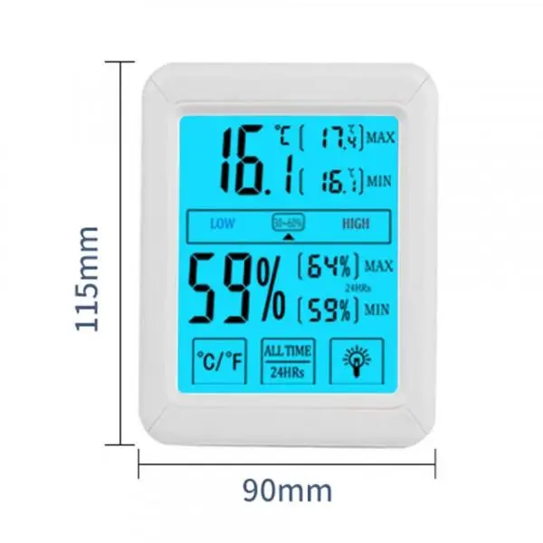 Термогигрометр многофунциональный ELITE-SDC с большим дисплеем высокоточный, фото №10 Термогигрометр многофунциональный ELITE-SDC с большим дисплеем высокоточный, фото №10
