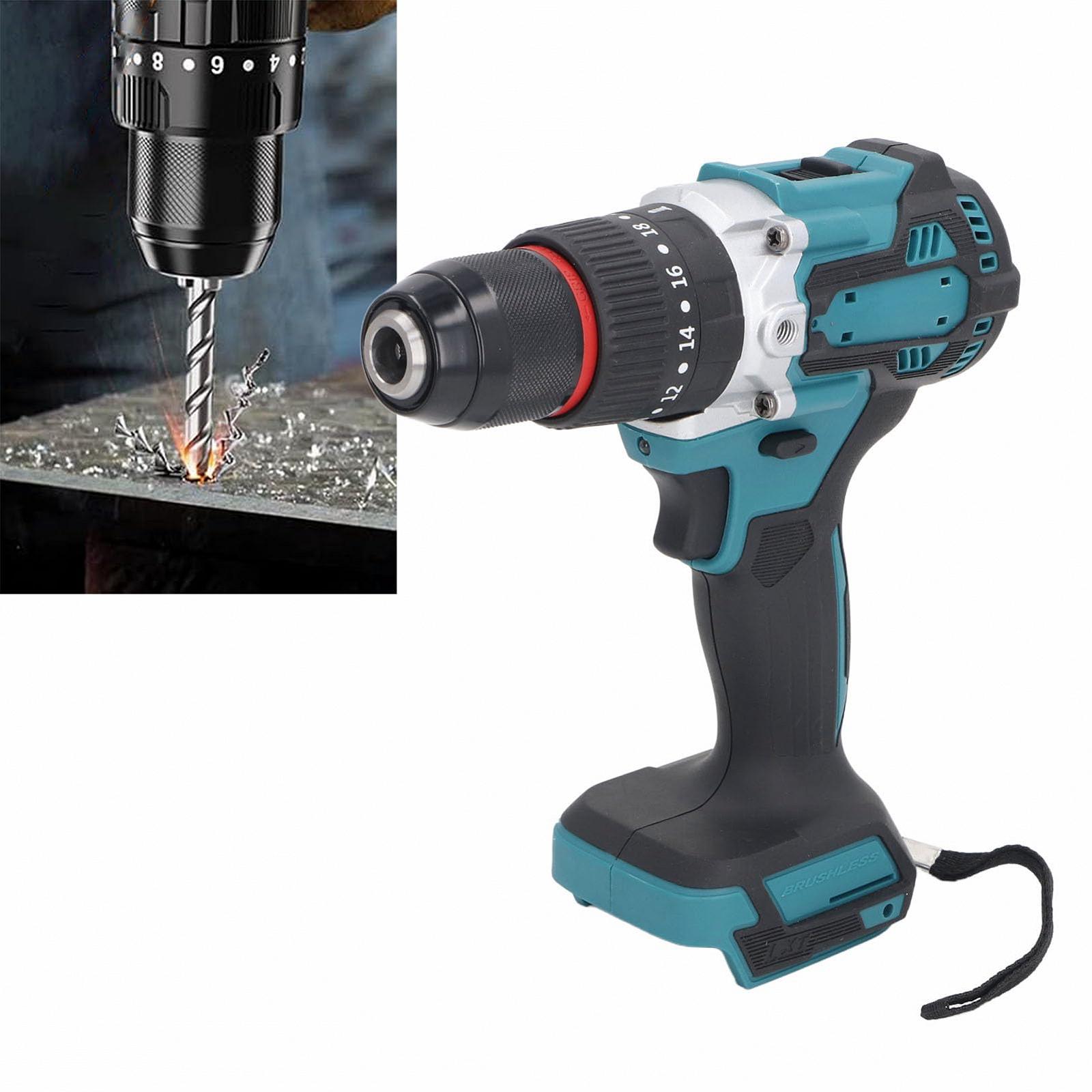 Дриль-шурупокрут Cordless 2 Variable Speeds 20 Plus 3 Torsion Settings 1/2 Дюймовий безключовий патрон 18 В акумуляторна ударна дриль BL1830, фото №4