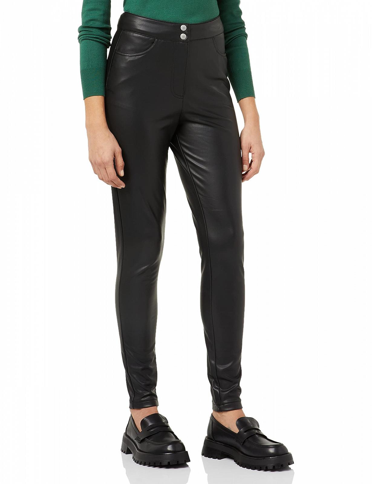Леггинсы ONLY Onljessie Faux Leather Zip Pant CC OTW Женские, фото №1