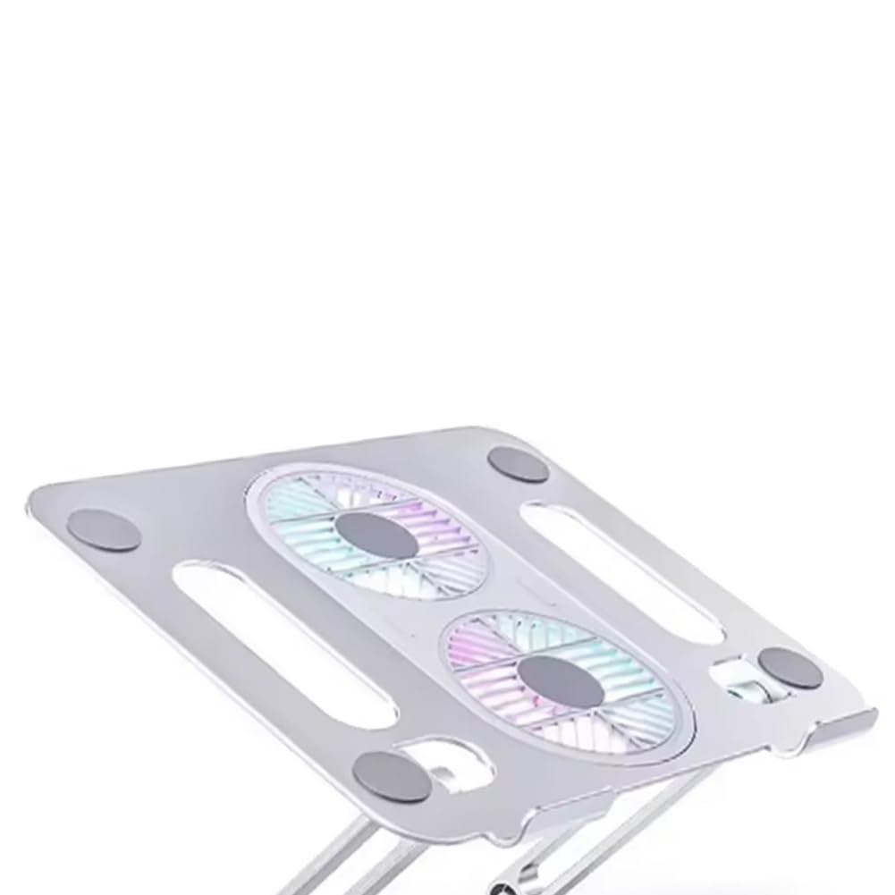 Подставка для ноутбука TsoLay Настольная складная с вентилятором охлаждения Алюминиевый держатель, фото №5