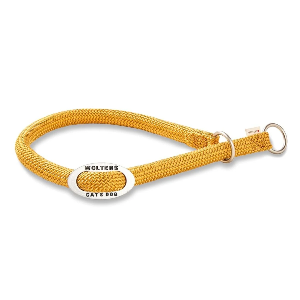 Ошейник-удавка Wolters Cat & Dog K2 40 см x 9 мм Горчично-желтый, фото №1