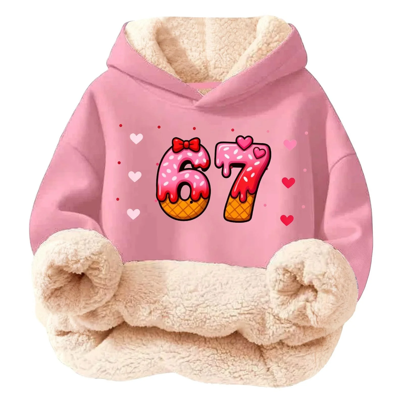 Худі 67-Drucke з принтом 67 Колір, фото №1