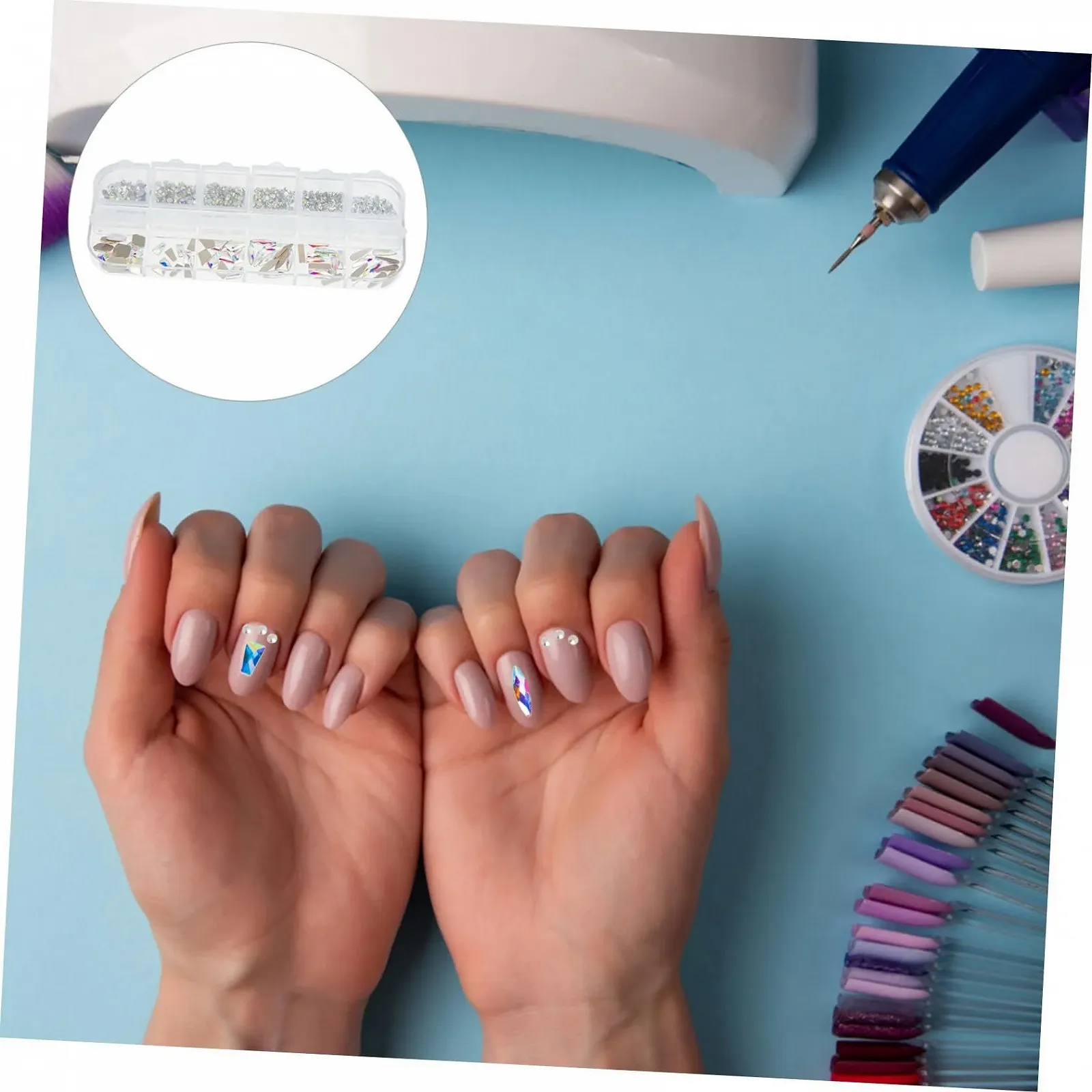 Стрази Housoutil прикраси компактні та штучних нігтів, фото №5