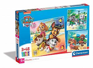 Пазл Clementoni Supercolor Paw Patrol 3 x 48 елементів 25301 - Фото 1