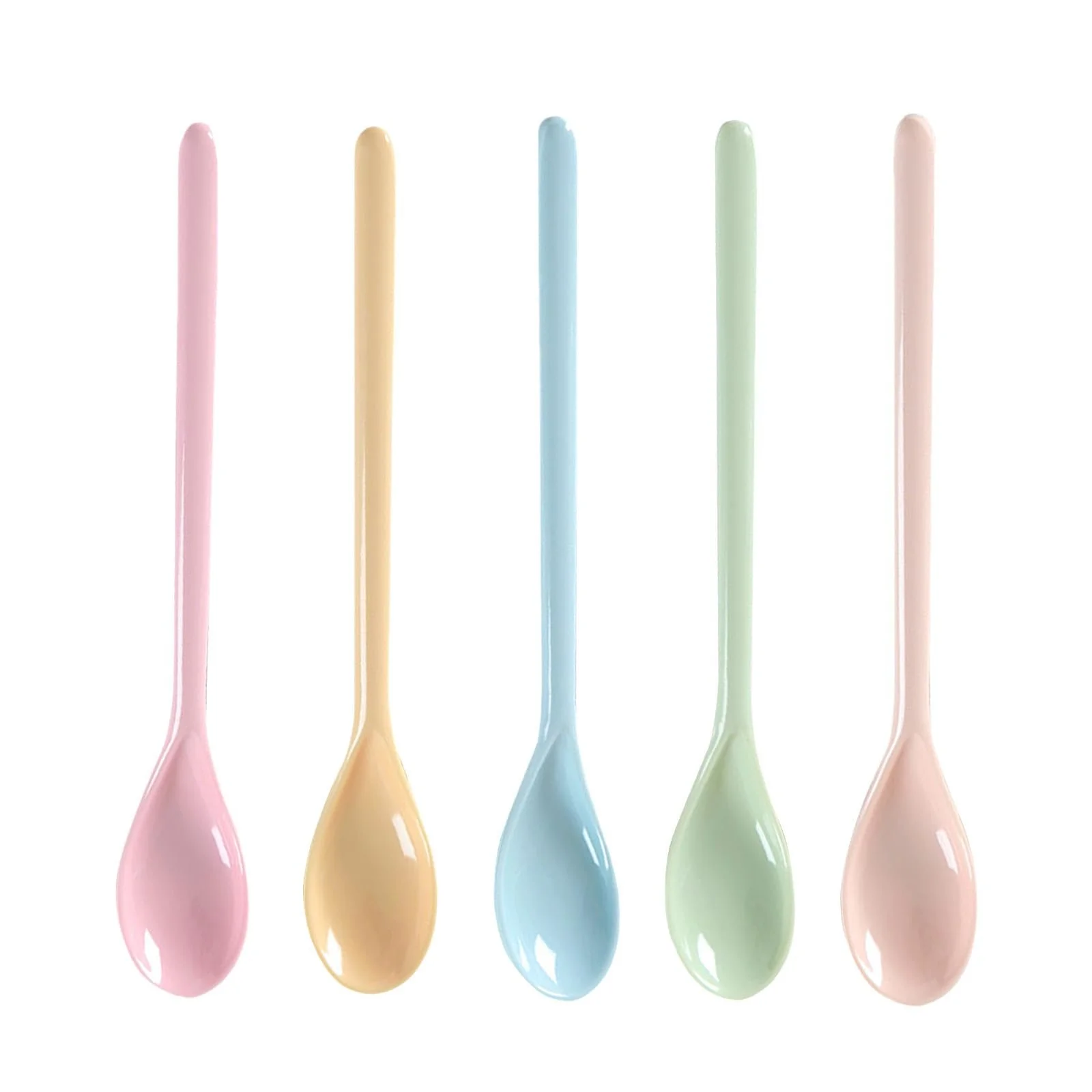 Набір пластикових ложок 5 шт., Меламінові, фото №1