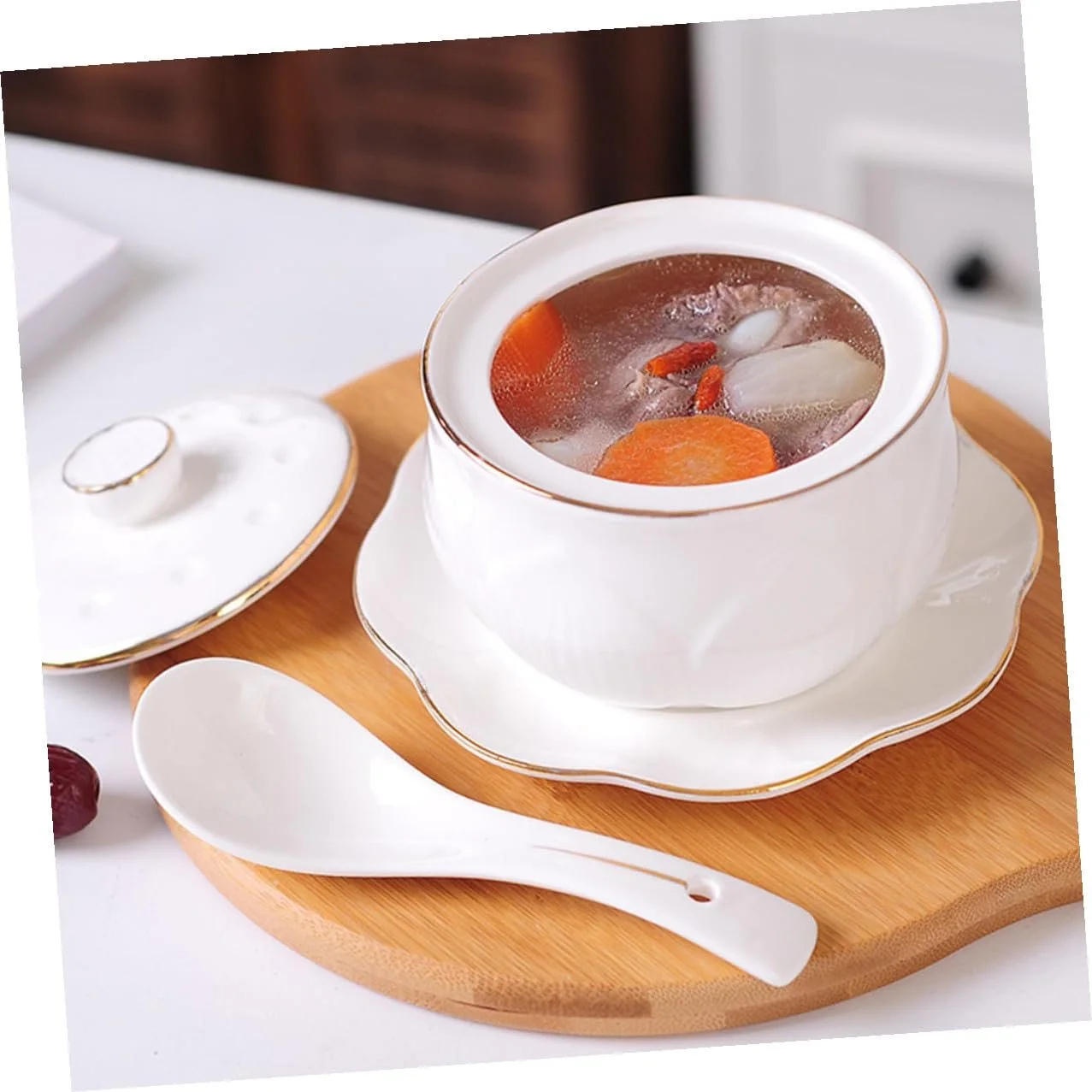 Форма для тушкування Керамічна з кришкою термостійка маленька, фото №6 Форма для тушкування Керамічна з кришкою термостійка маленька, фото №6