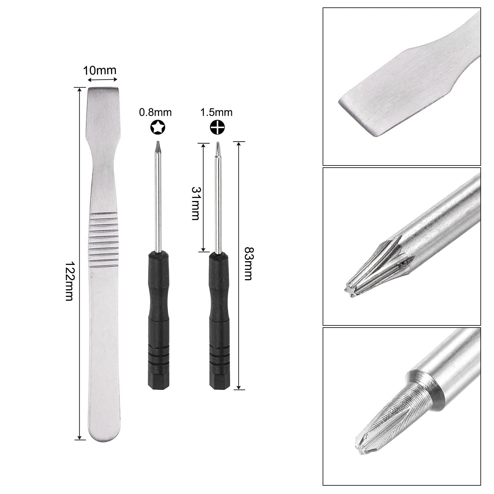 Набір викруток sourcing map 10 в 1 Магнітний Прецизійний Набір для ремонту електроніки, фото №4 Набір викруток sourcing map 10 в 1 Магнітний Прецизійний Набір для ремонту електроніки, фото №4