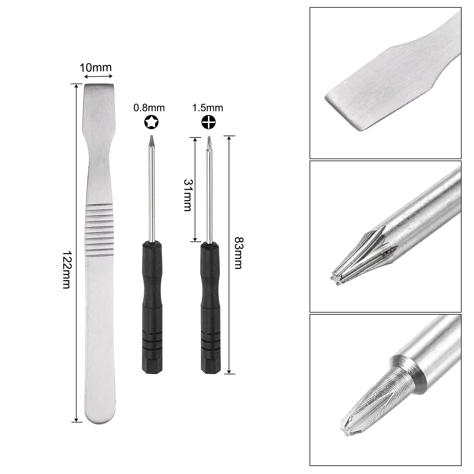 Набор отверток sourcing map 10 в 1 Магнитный Прецизионный Набор для ремонта электроники, фото №4 Набор отверток sourcing map 10 в 1 Магнитный Прецизионный Набор для ремонта электроники, фото №4