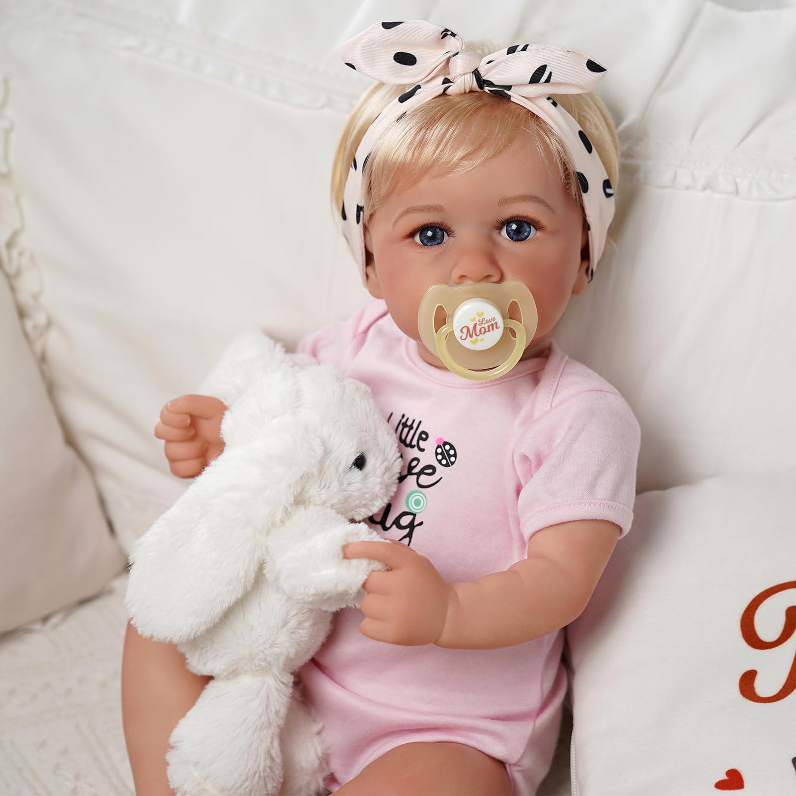Лялька BABESIDE Reborn, дівчинка, 20 дюймів, м'яке тіло, реалістична, новонароджена, з набором одягу, фото №1