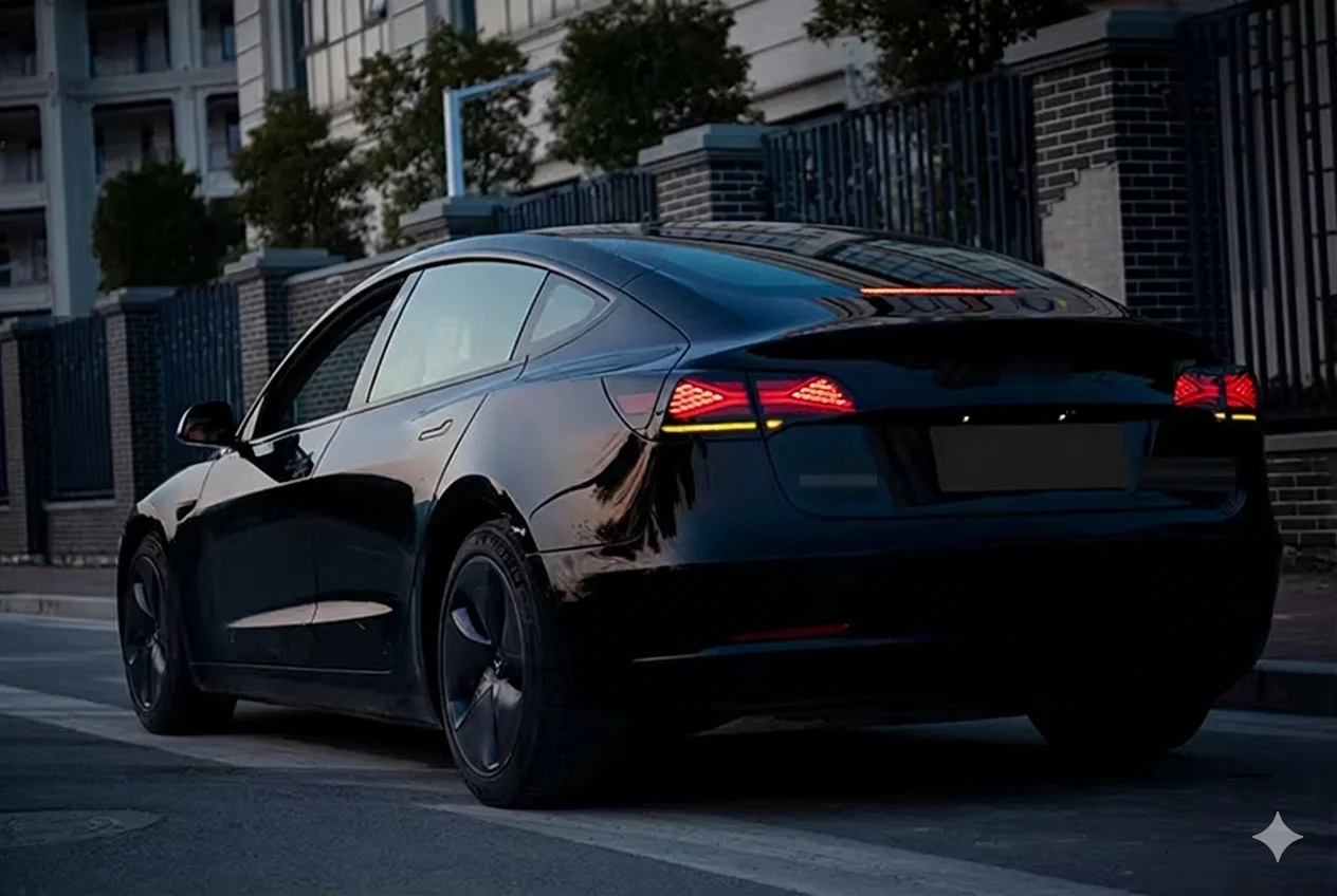 Задние LED фонари для Tesla Model 3 / Model Y (Стиль X-Concept / Eagle Eye) – Анимация + Динамический поворотник, фото №3