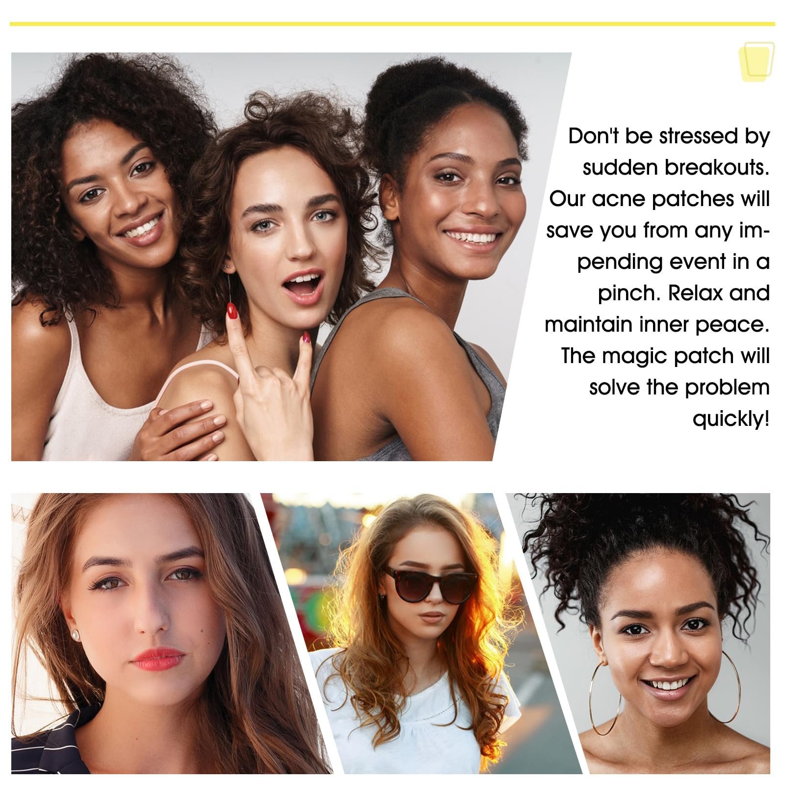 Патчі від прищів Tkekruh, 10 шт., патчі від прищів, потовщені, фото №4