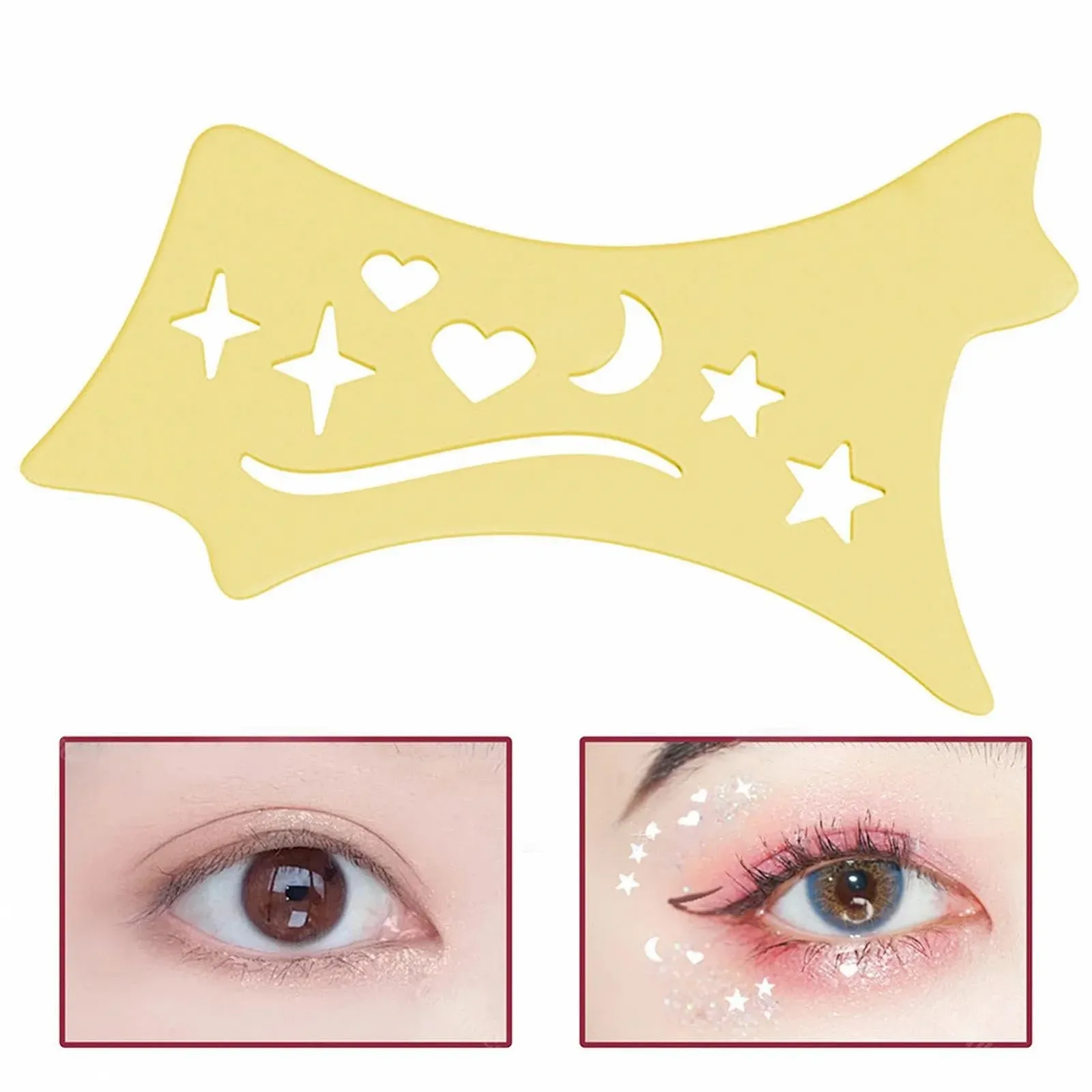 Трафареты для подводки Derwrtup с крыльями силиконовые серо-черные, фото №7 Трафареты для подводки Derwrtup с крыльями силиконовые серо-черные, фото №7