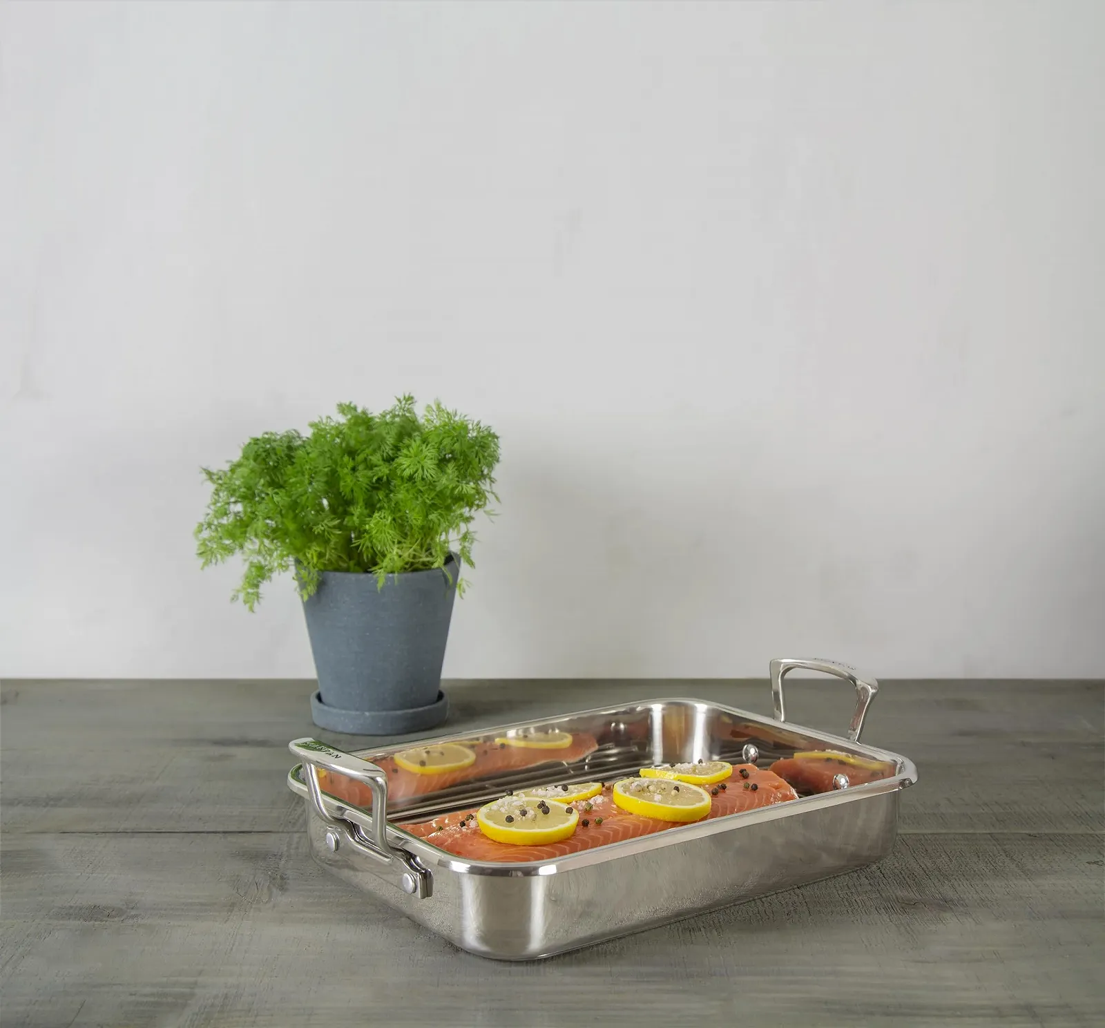 Форма для запікання Scanpan Impact 43 x 28 см 4.5 л з решіткою Нержавіюча сталь, фото №4 Форма для запікання Scanpan Impact 43 x 28 см 4.5 л з решіткою Нержавіюча сталь, фото №4